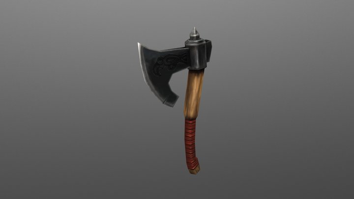 Exercise: UV-mapping an axe 3D Model
