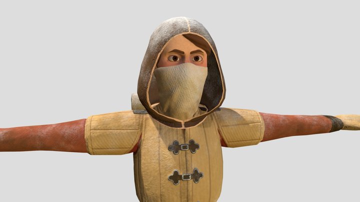 Female character 3D Model