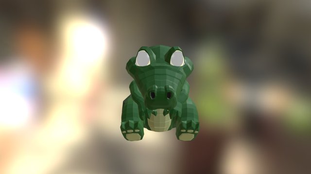 My little boys croc 3D Model