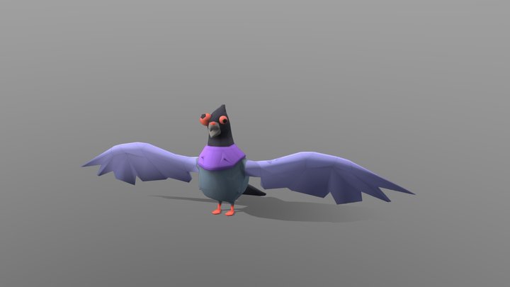 Guru || Game Jam Character 3D Model