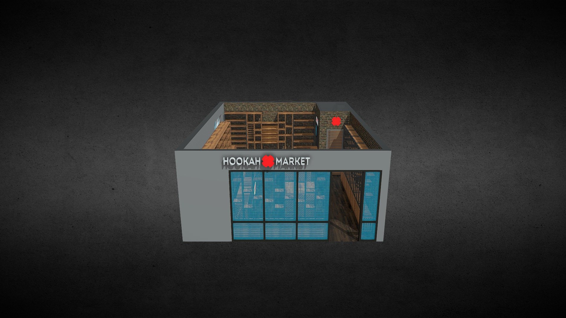 Маркет ставрополь - 3D model by G (@gvanin) [5edc7b1] - Sketchfab