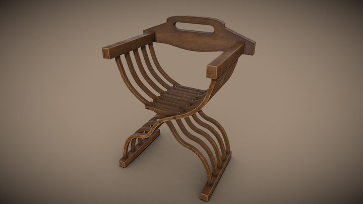 Savonarola Chair – Free 3D Model STL
