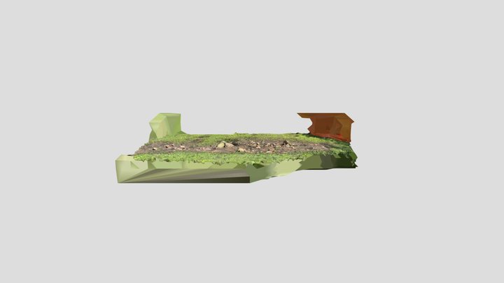 Area 3 Scan Of Simmons Row Foundation Rubble 3D Model