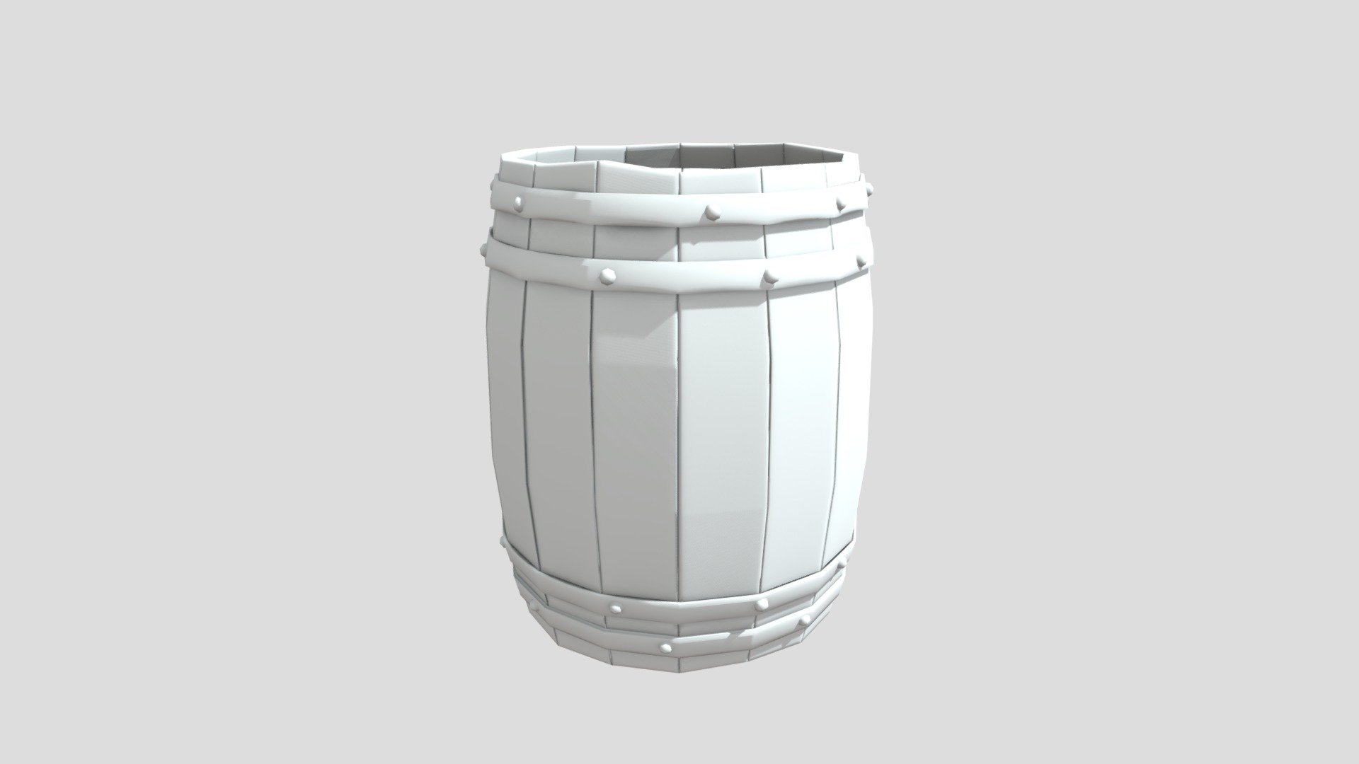 Barrel. Bake AO and Normal