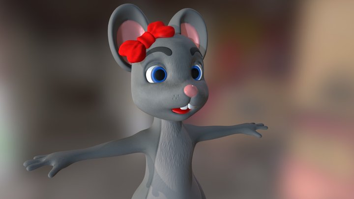 :OMO: Little mouse - alice 3D Model