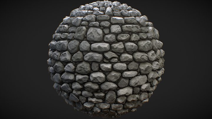 Seamless Rustic Stone Wall & Floor Texture 041
