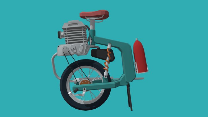 [XYZ-School] HomeWork Details - Monocycle 3D Model