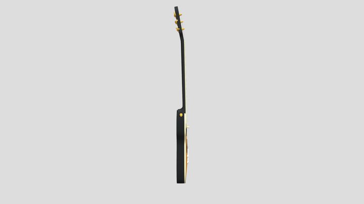 Generic Les Paul Guitar 3D Model