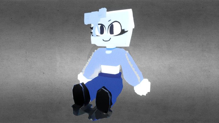 iciella sitting 3D Model