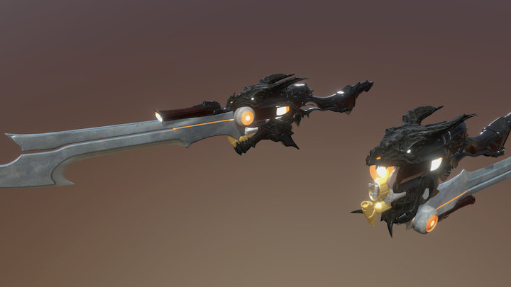 Dragon's Breath: Gunlance 3D Model