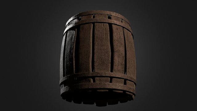 Barrel 3D Model