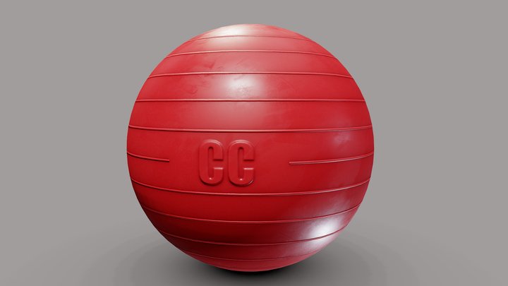 Exercise Ball 3D Model