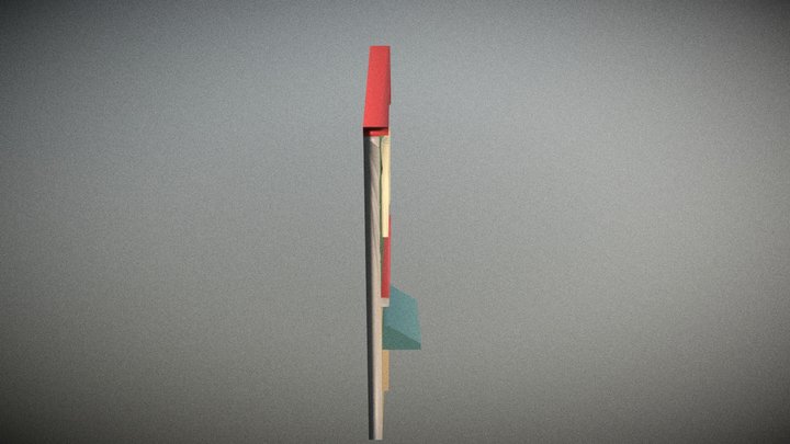House Facade- With Texture 3D Model