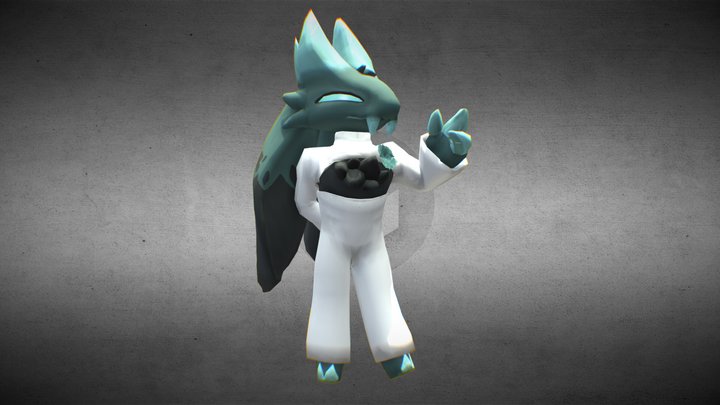 Frosti VRChat Avatar 3D Model