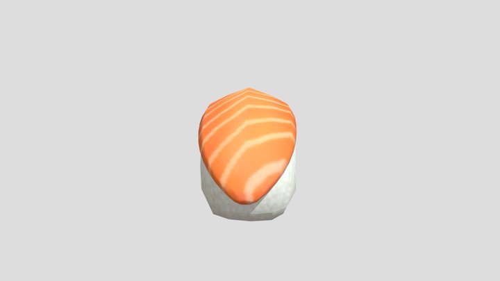 Sushi - midpoly 3D Model
