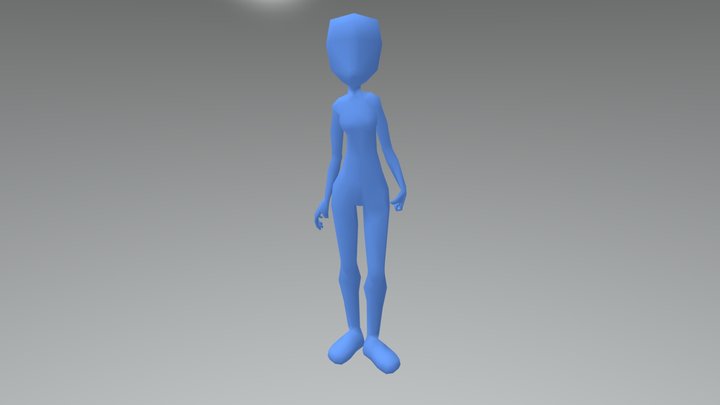 Base Female 3D Model