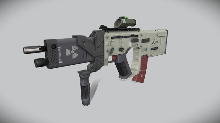 Scifi-Rifle Redux 3D Model