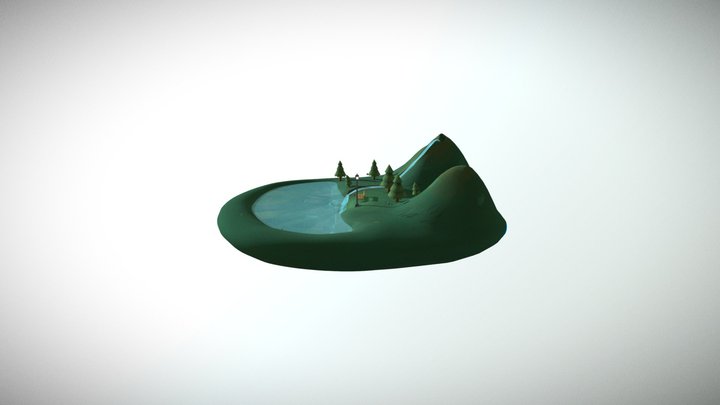 Forest Bench 3D Model