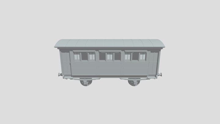 1/80 最古下等車 3D Model