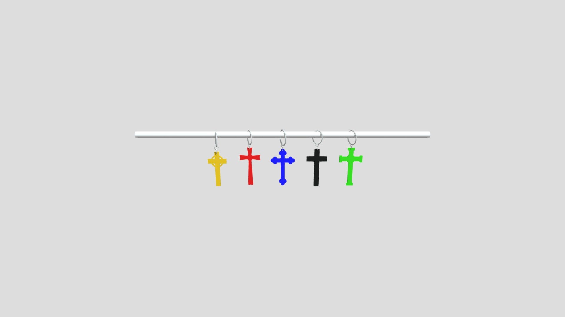 Collection 5 Crucifixes To Print (STL)