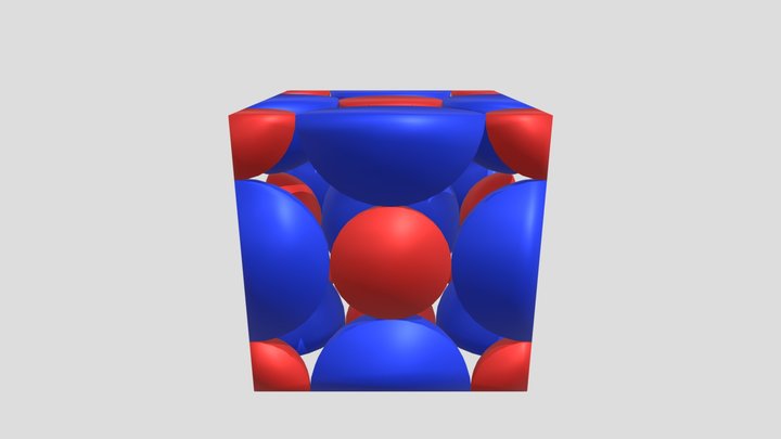 NaCl 3D Model