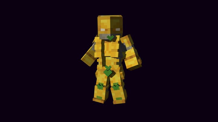 The World Minecraft model, by MimineStudio 3D Model
