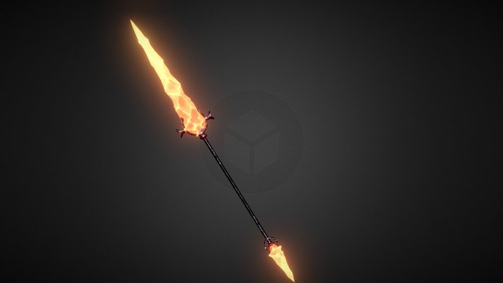 Hell Spear 3D Model