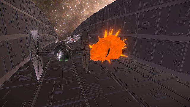 Death Star Trench Run! - still 3D Model