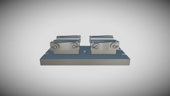 CNC FREZE FİKSTÜRÜ 3D Model
