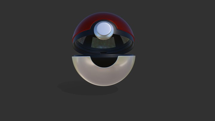 Pokeball - Animated 3D Model