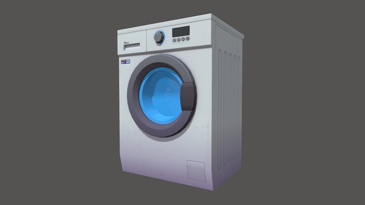 [Stylized] Washing machine 3D Model