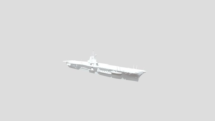 Essex Class Aircaft Carrier 3d printer 3D Model
