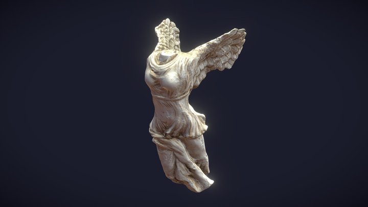 Nike Statue 3D Model