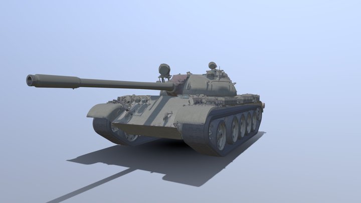 Т 55 SP 01 – Free 3D Model STL