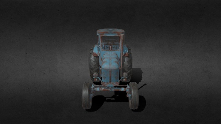 low polygonal Ltz-40 Old 3D Model