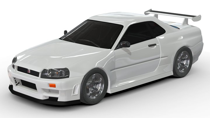Nissan GTR R34 Skyline | GT-R Skyline 3D Model