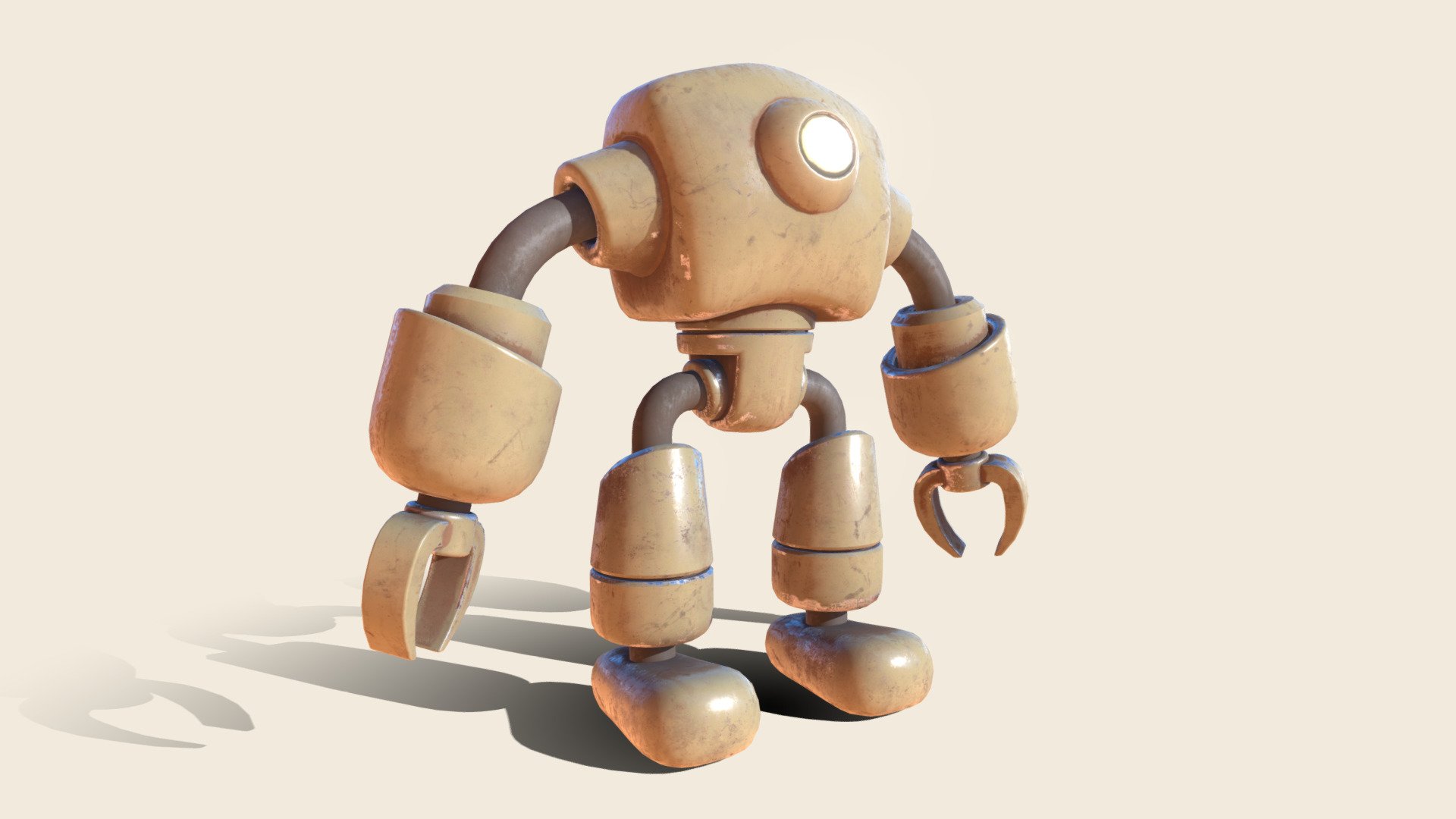 Simple Stylized Bot - 3D model by Art-Teeves [5eedb67] - Sketchfab