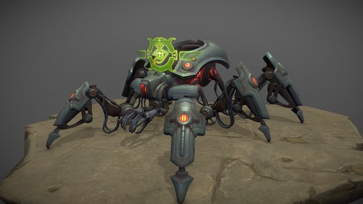 Mount Spider 3D Model