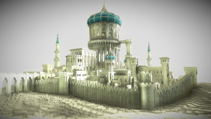 Persian City Aldrasin 3D Model