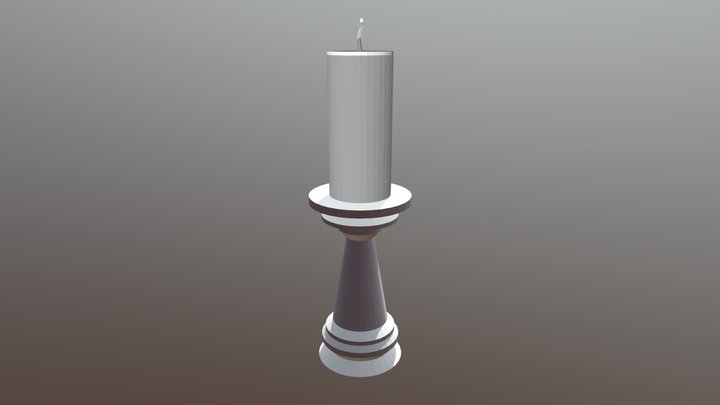 Candle 3D Model