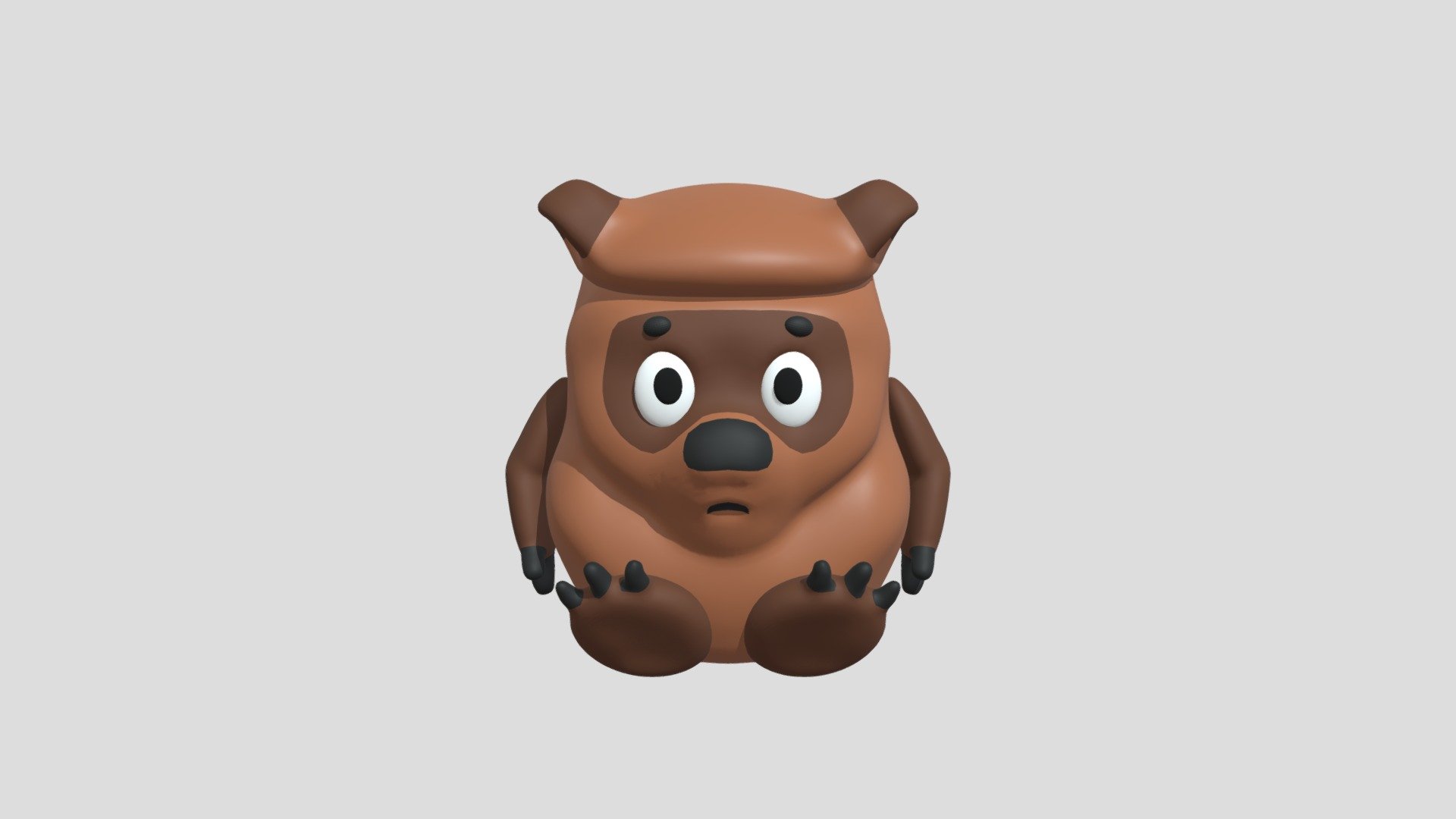 USSR ver. of Winnie-the-Pooh (honey cup)