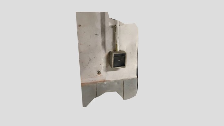 Light switch in a factory for industrial use 3D Model