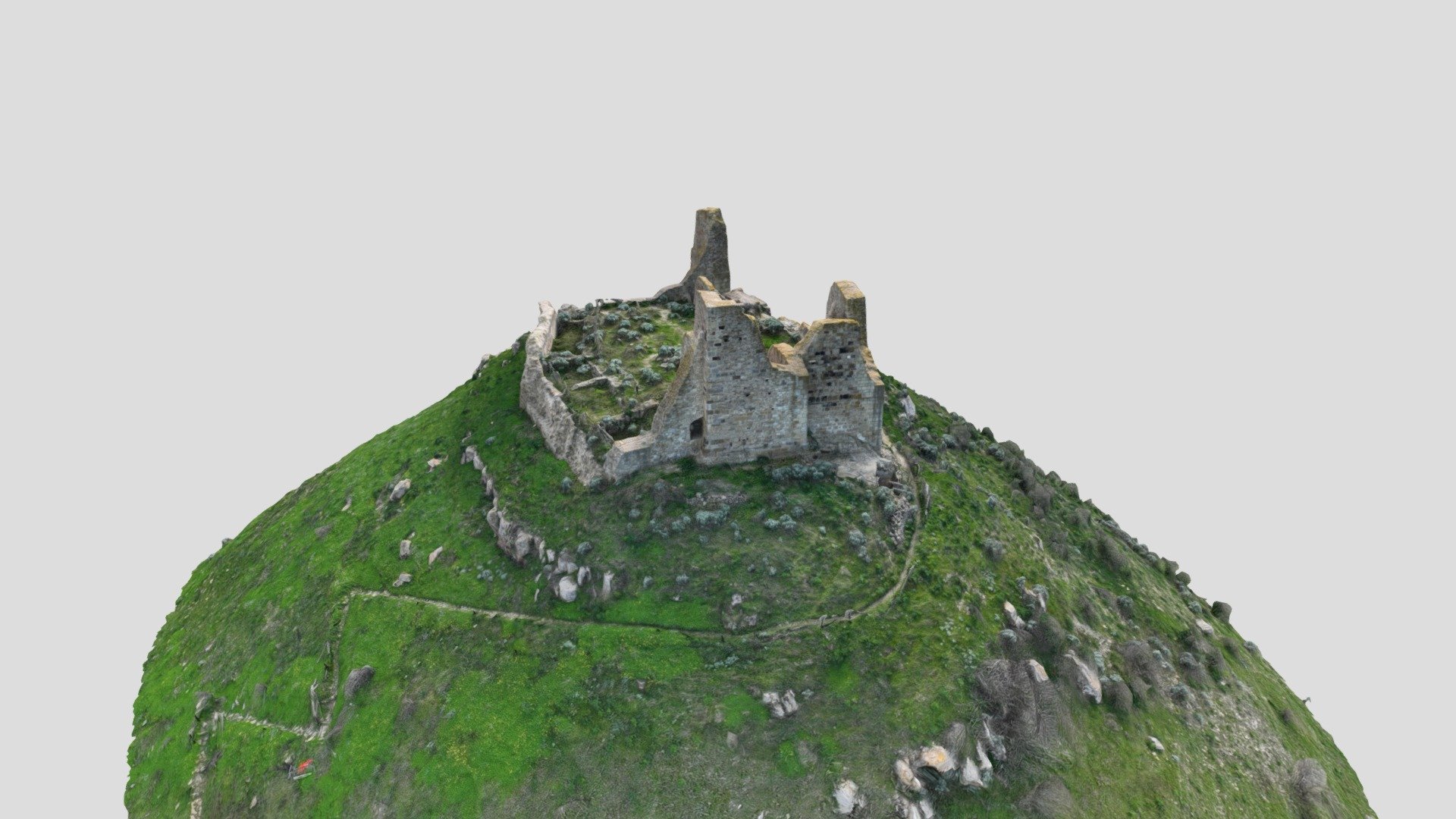 Castello di Las Plassas - 3D model by mirion.net (@CreaVivaCity ...