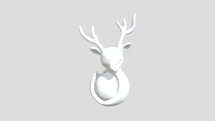 Deer Light Aura 3D Model