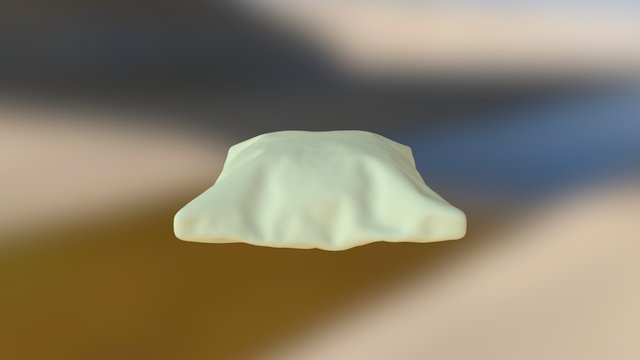 Cushion Creme 3D Model