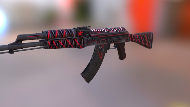 Ak-47 Перелом 3D Model