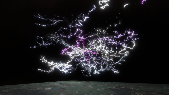 Lightning event 19A-1: static with annotations 3D Model