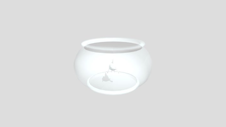 Fish and Bowl 3D Model