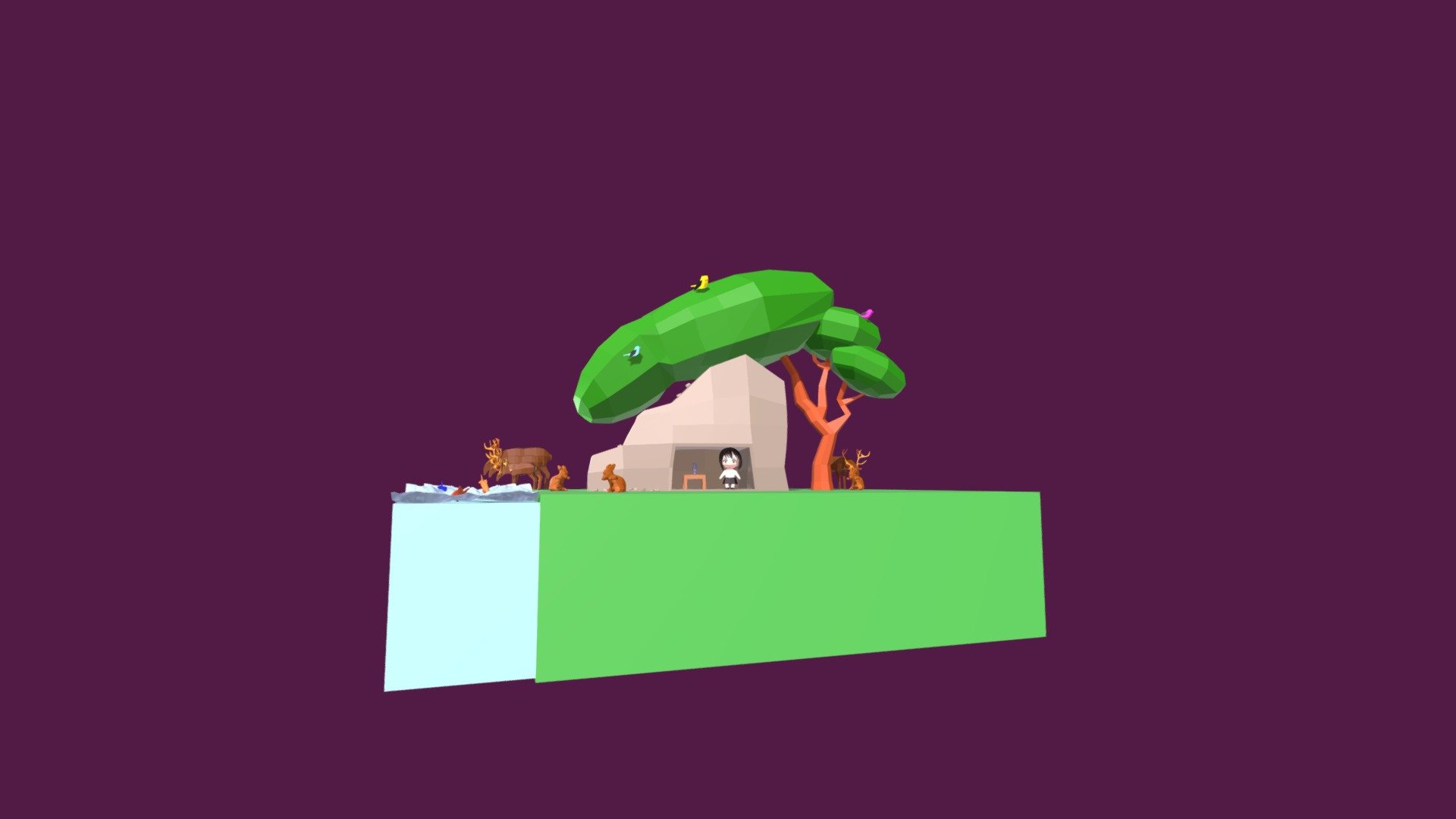 Escena modelo 3D