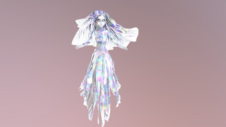 girl ghost horror 3D Model